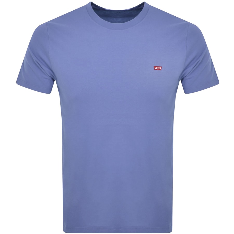 Levis Original Housemark Logo T Shirt Blue Mainline Menswear